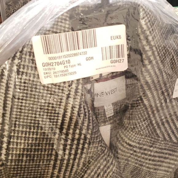 Nine West Double Breasted Wool Blend Coat - Picture 9 of 10